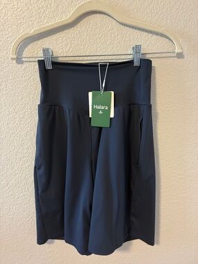 HALARA Navy Blue Active Shorts - Extra Long